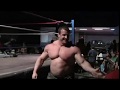 Bodybuilder In Wrestling Match