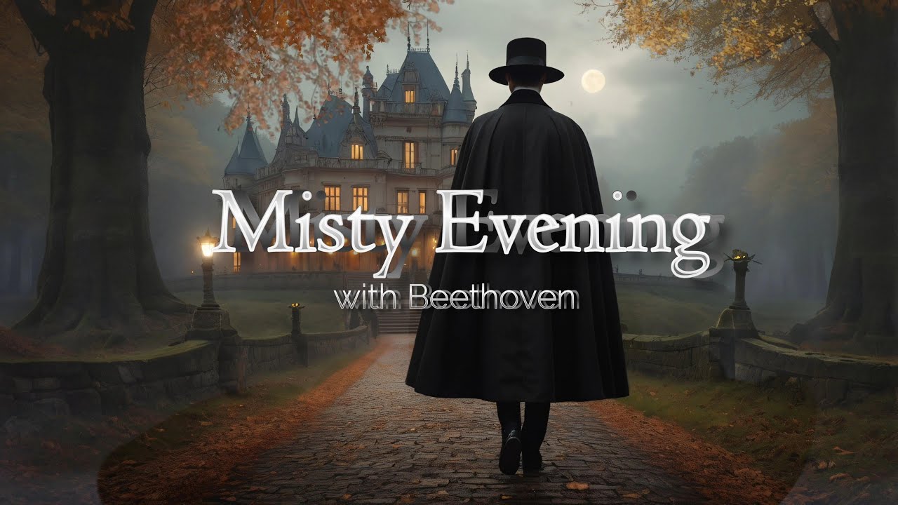 Misty Evening with Beethoven | Autumn ASMR |#Beethoven #ClassicalMusic #MoonlightSonata#MistyEvening