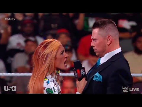 "Miz TV" with Becky Lynch - WWE RAW 7/17/2023