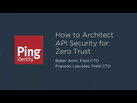 API Security for Zero Trust