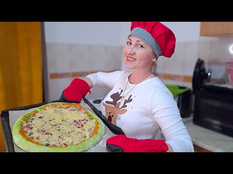 And you if such a pizza? Green pizza. How to cook pizza. Mila naturist. Kitchen.