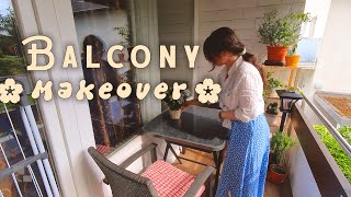 🌸BALCONY MAKEOVER 🪴| IKEA and Toom | days in my life in Germany