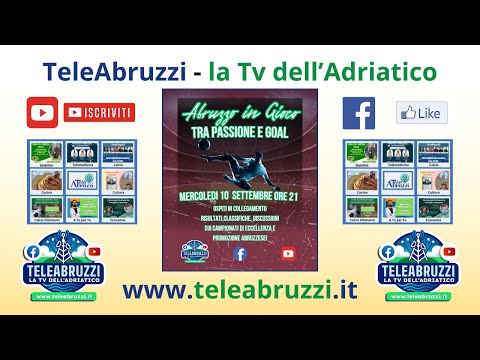 Abruzzo in Gioco – Prima Puntata 2025/2026 | Eccellenza & Promozione Abruzzo | TeleAbruzzi