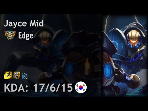 Jayce Mid vs Syndra - Edge - KR Challenger Patch 6.19