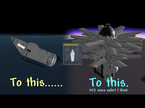 Using AIRBREAKS in Kerbal Space Program ─ To make things safer, I guess.
