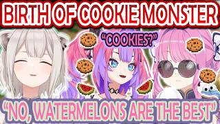 Botan Witnesses Luna's Transformation Into a Cookie Monster [Hololive Gold Rush 2]