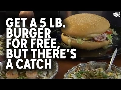 ABC13's The Midday: Finish this 5 lb. burger in an hour and it's yours for free