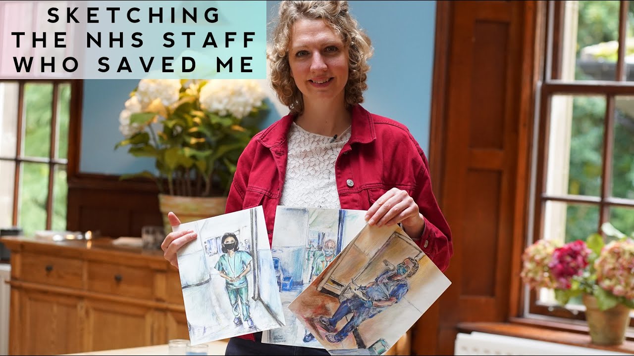 Sketching The NHS Staff Who Saved Me | Loop | BBC Scotland
