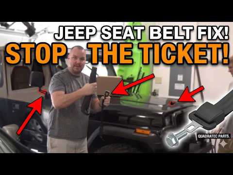 STOP THE TICKET! Jeep YJ/CJ Seat Belt Install || Jeep Mods E13