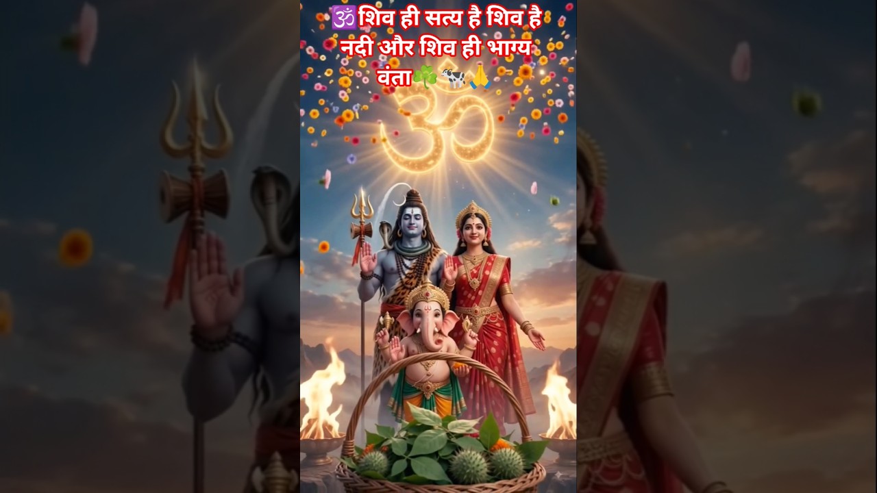 🕉Shih Hi Satya Hai🕉Shiv Nadi Hai🕉Shiv Hi🕉SatyaVanta☘️🐄🙏👁 #sorts #bhakti #sortvideo #sortfeed #shiv
