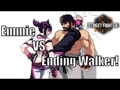 Street Fighter 6 Closed Beta Test 2 - Emmie Vs Ending Walker!
