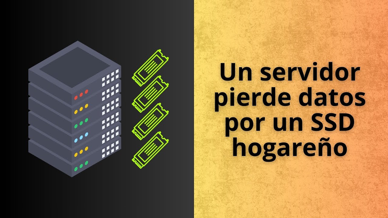 Un cliente pierde datos en un servidor por un SSD hogareño