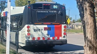 Houston metro ride: 80 MLK/Lockwood: From HarrisBurg Blvd To  Kashmere TC: 2025 XD40: #2657 