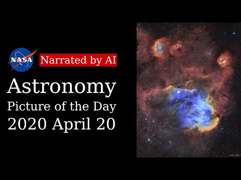 APOD: 2020-04-20 - IC 2944: The Running Chicken Nebula (Narrated by Emma)