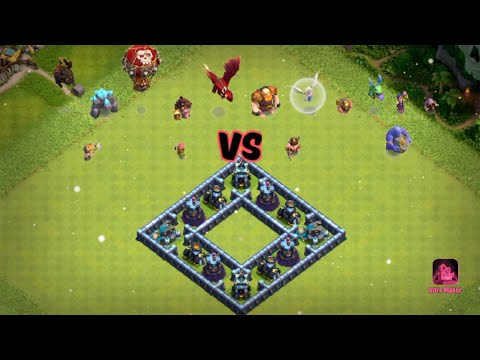 All troops(2000+HP) vs extreme splash damage.