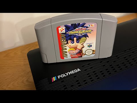 Mystical Ninja Starring Goemon N64 installing on the Polymega and gameplay. 