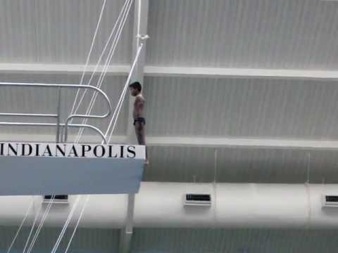 Jordan's First Attempt at a back 3 1/2 somersault from the 10m tower!