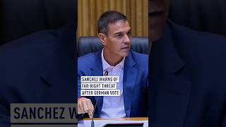 Sanchez Warns of Far-Right Threat After German Vote