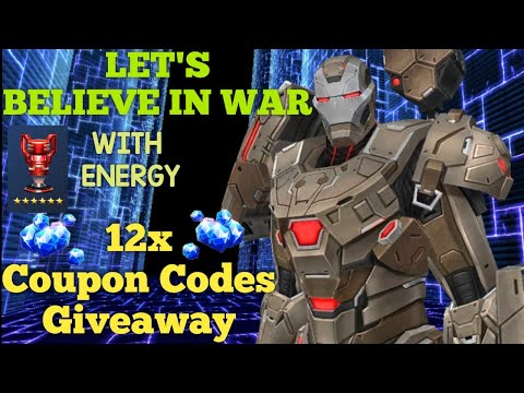 WAR MACHINE TIER-3(OBELISK VS ENERGY ) | 12x COUPON CODES GIVEAWAY | MARVEL FUTURE FIGHT #MFFHINDI