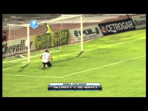 Crucero convirtió dos golazos. Talleres 2 - Crucero del Norte 2. Fecha 26,