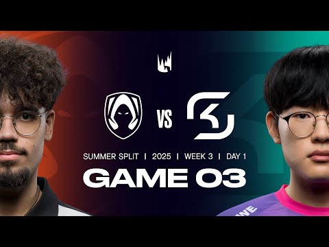 TH v SK | 2025 LEC Summer | Week 3 Day 1 | Team Heretics vs. SK Gaming Game 3