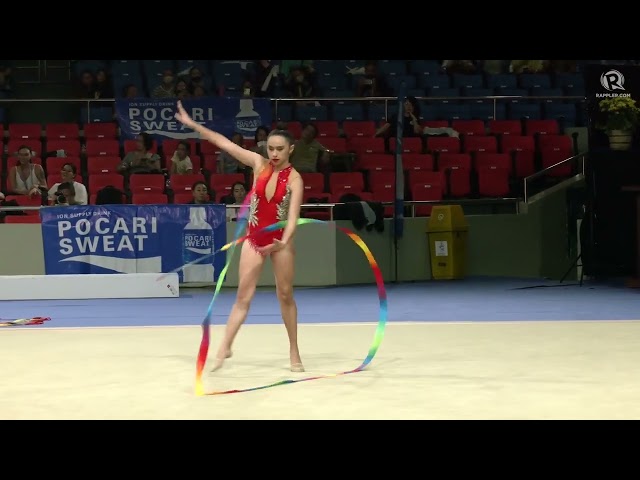 PH gymnast Breanna Labadan nabs Asian Championships all-around, ball event finals