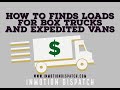 How To Find Loads for Box Trucks,Sprinter Vans, and Cargo Vans on DAT Loadboard How To Find Loads for Box Trucks,Sprinter Vans, and Cargo Vans on DAT Loadboard