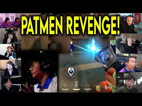Valorant Streamers Reacts To GE PatMen HITTING A CRAZY 4k Against PRX In VCT