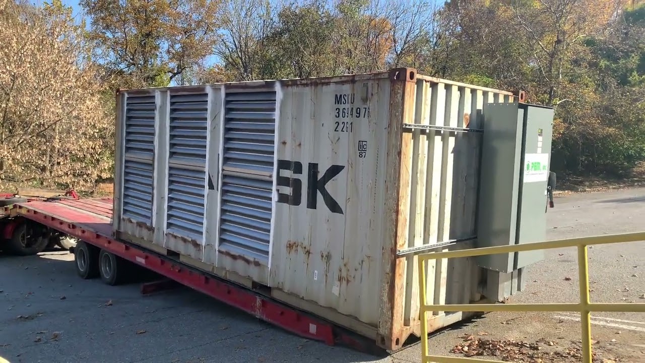 Mining Container - Getting shipped out.