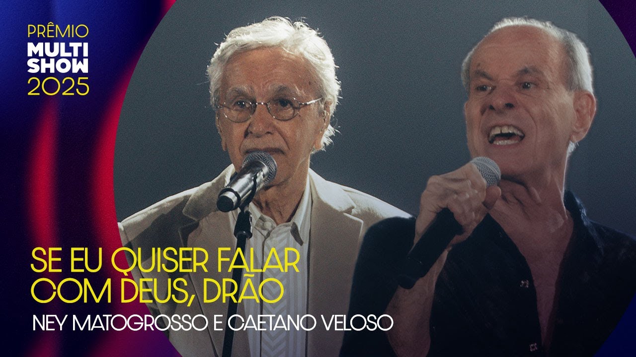 Caetano Veloso e Ney Matogrosso cantam sucessos de Gilberto Gil | Prêmio Multishow 2025