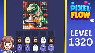 Pixel Flow Level 1320 Solution Walkthrough