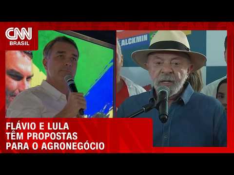 Dívidas rurais: o que Flávio Bolsonaro e Lula propõem para o agro; entenda | LIVE CNN
