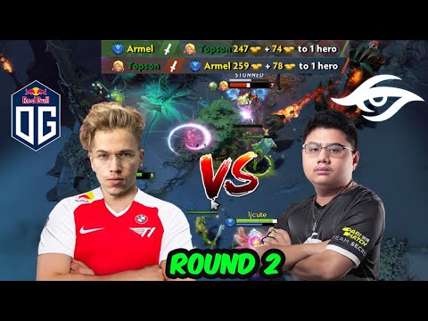 Topson vs Armel - Invoker OLD G vs Puck New Secret MIDLANE Round 2 Dota 2 Server EU
