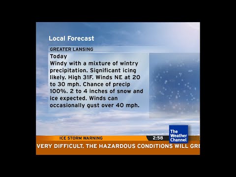 Intellistar 1 SD during Winter Storm Olive - (Lansing, MI) (2/22/23)