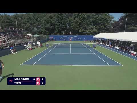 Petra Marcinko [3] (CRO) vs Janice Tjen (INA) // 7-6 3-6 6-4 // W100 Landisville PA // Final