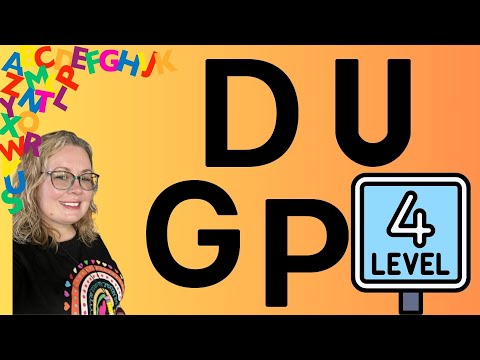 Letter Sounds Level 4: g, p, d, u