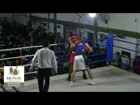 VELADA DE #BOXEO #SANTOTOME - AGUSTIN MARTINEZ PERI BOXING VS ANDRES VOISARD WILLIE PEP
