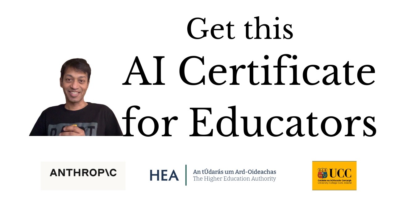 AI certificate for Educators recognized by..