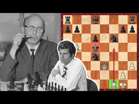Bronstein Sacrifices Both Rooks In A Bullet Game vs Spassky