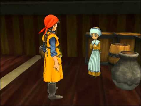 15 Dragon Quest 8 Cut-scene - A mouse in Jessica's House!