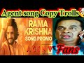 Agent Song Copy Trolls Akkineni Akhil Telugu Trolls World