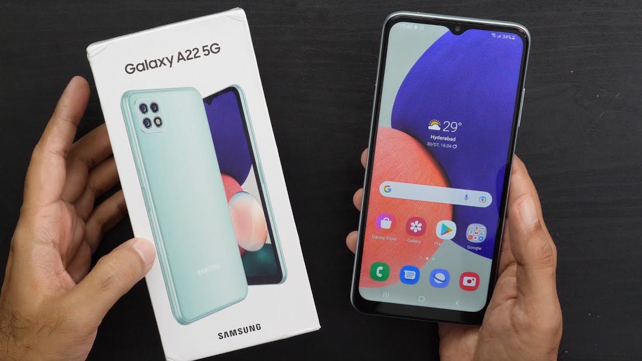 Samsung Galaxy A22 5G Unboxing & Overview Comes with 11 Bands of 5G