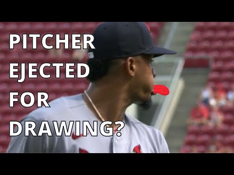 Pitcher Genesis Cabrera Ejected After Drawing A Strike Zone recap