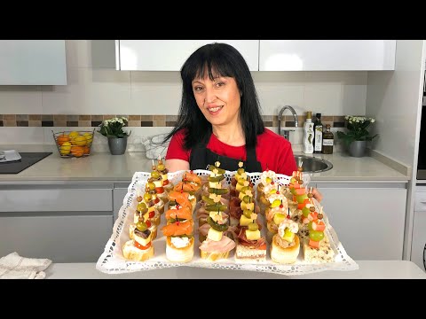 CANAPÉS RÁPIDOS Y ECONÓMICOS. Trucos para prepararlos con antelación