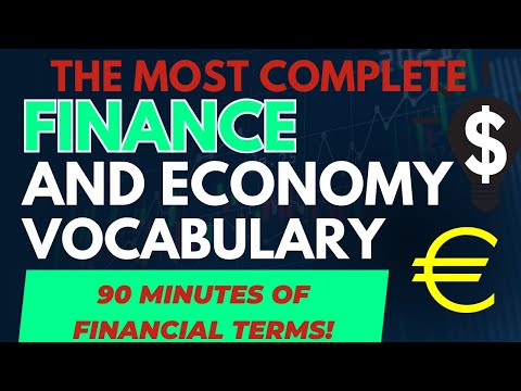90 Minutes of Financial Terms | The Most Complete Finance and Economy Vocabulary | #finance #english