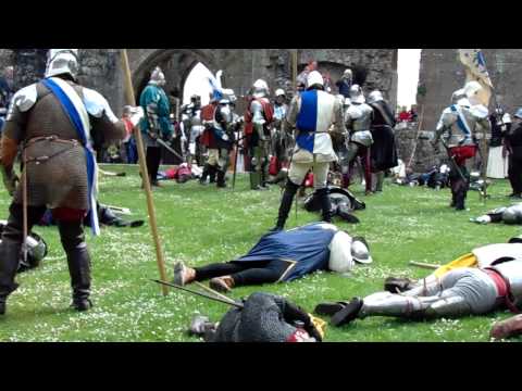 The last stand for Richard the third at Raglan castle 2015