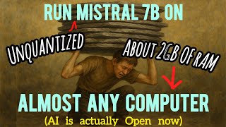 You Can Run Your Own Powerful LLM AI On Almost Any Computer! OPEN SOURCE! NO GPU NEEDED! MISTRAL 7B!