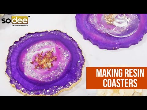 Making Resin Coasters with Ultra Clear SODEE Artistry Epoxy Resin