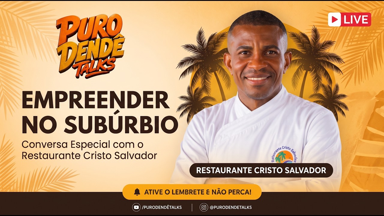 Do volante ao dendê: a virada do Chefe Pivete, do Restaurante Cristo Salvador