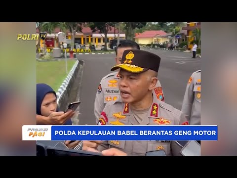 POLDA KEPULAUAN BANGKA BELITUNG TINDAK TEGAS GENG MOTOR